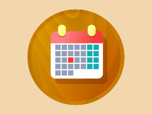 Calendario sesiones app