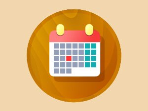 Calendario sesiones app