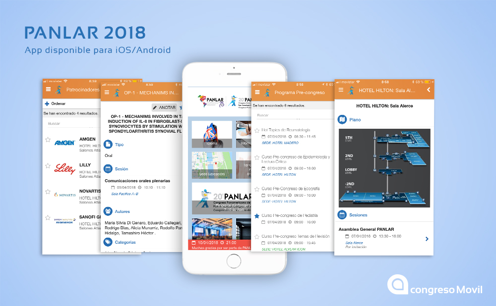 App para el Congreso PANLAR 2018